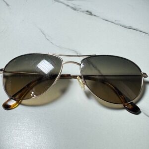 Maui Jim Baby Beach MJ-245 Gold Titanium Aviator Sunglasses Frames Only